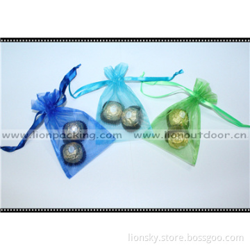 Print Sheer Organza Bags